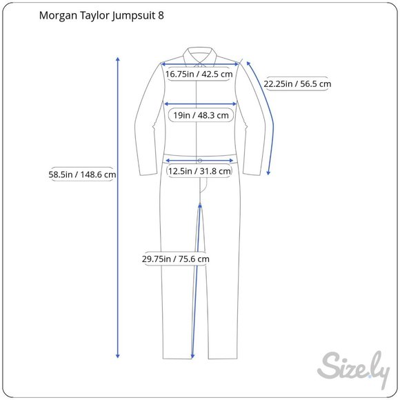 Vintage NWT Morgan Taylor Satin Champagne Taupe Open Back Jumpsuit Sz 8 - Picture 15 of 15